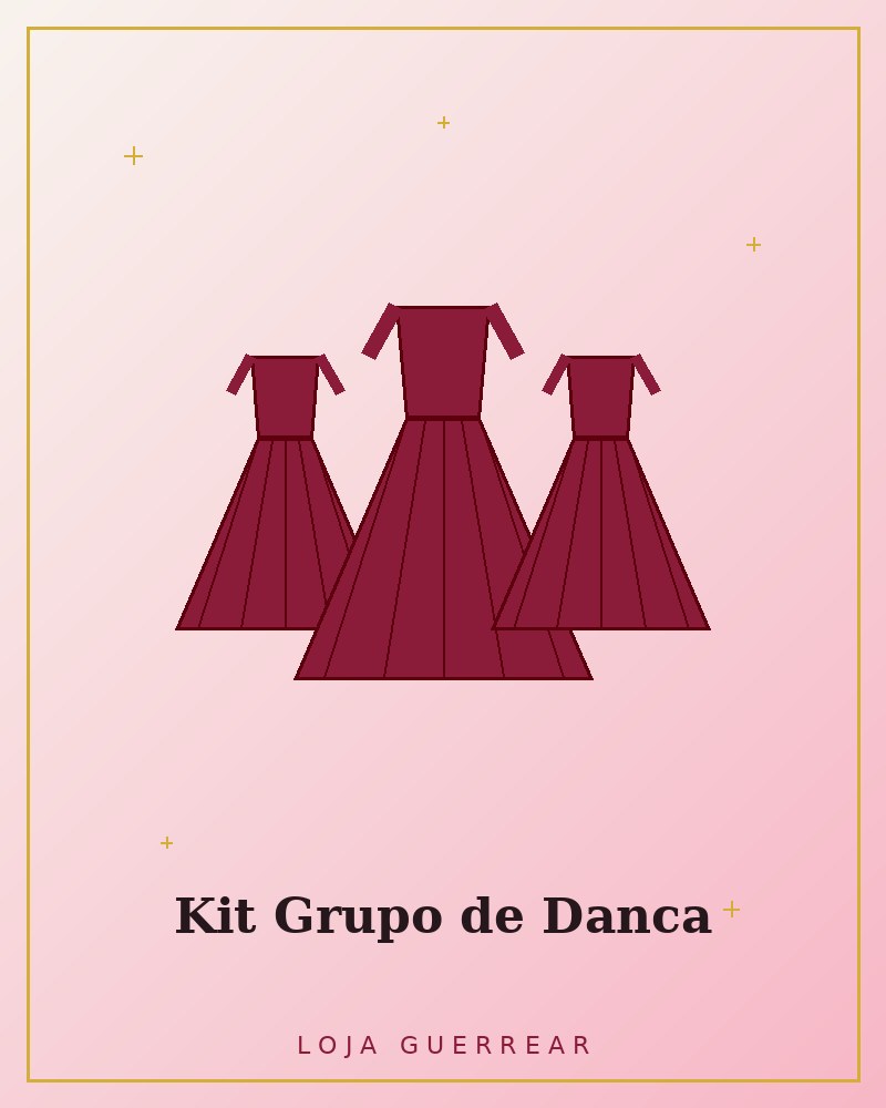 Kit Grupo de Dança (10 peças)