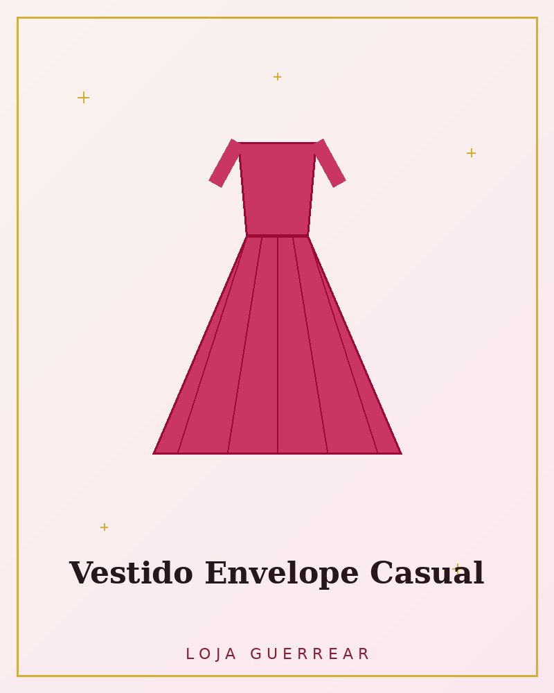 Vestido Envelope Casual